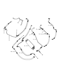 68217585AA-HOSE POWER STEERING RETURN