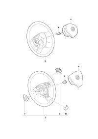 1KD419091B-Steering wheel