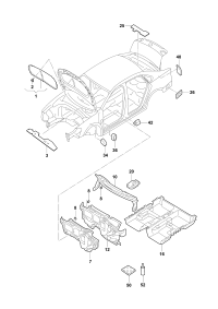 2GG863831-Damper assy-hood