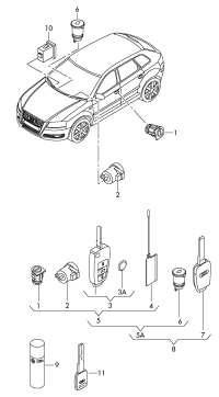 107837063BF-Cylinder, no key.