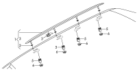 8P4860021M1P9-Base roof rack