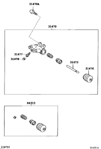 3147012111-CYLINDER ASSY, CLUTCH RELEASE