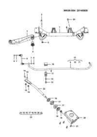 24548860-Wishbone assy-frt