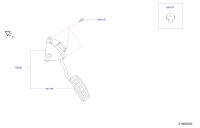 18016AX700-PAD PEDAL PKB