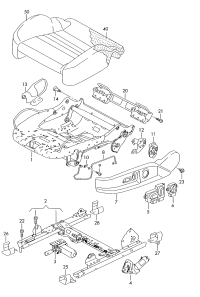 1K0881183B-Guide, seat w fr:
