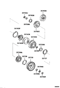 9037418004-BEARING, THRUST NEEDLE ROLLER(FOR FORWARD CLUTCH HUB)