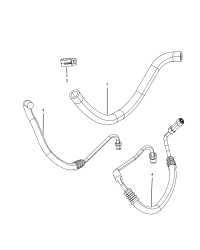 52059900AF-HOSE POWER STEERING PRESSURE PUMP TO GEAR