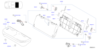 88601CJ00A-Frame assy-rr seat back
