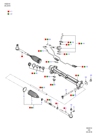 UC2A32110D-Gear assy-steering