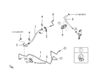 1607011G08-Bracket I, clutch tube