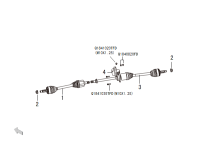 2303300AKZ08A-Shaft assy-front, lh