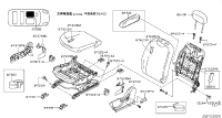 87050CJ09A-Seat assy-front, lh
