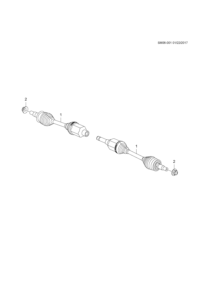 84170696-Shaft, front drive half