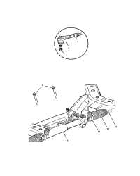 68028831AA-TIE ROD PACKAGE INNER TIE ROD END
