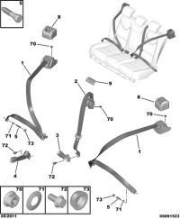 96758843XX-S/belt assy-rr