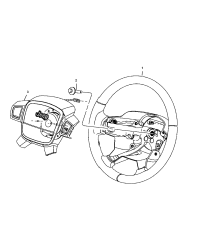 1KQ39XZAAA-(^)BEZEL STEERING WHEEL