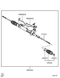 4410A125-BELLOWS,STEERING GEAR