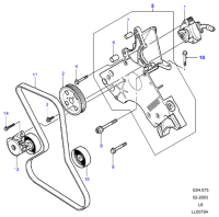 QVB101471-Pump assembly power assisted steering