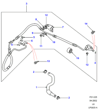 QEP501530-Pipe assembly-feed pump to gear