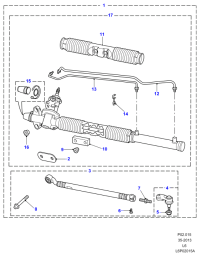 QEY100081-Bellows steering gear-power assisted steering