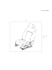 95016858-Seat assy-passenger