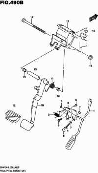 4961081A60-Pedal comp, brake