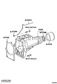 3518228010-GASKET, EXTENSION HOUSING