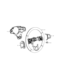1VT881L9AA-COVER STEERING WHEEL BACK