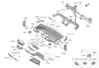 97480Q8000BPH-DUCT ASSY-SIDE AIR VENT,LH