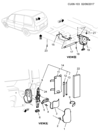 10288777-Rod set, spare ti