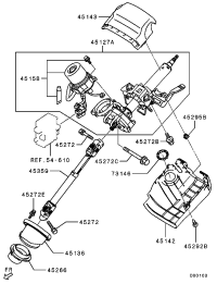4405A090-COLUMN ASSY,STEERING