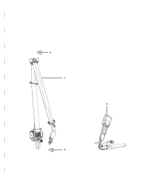6MS001X9AA-SEAT BELT BUCKLE ASSY-S/BELT