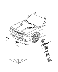 68214652AA-(F)NAMEPLATE CHALLENGER