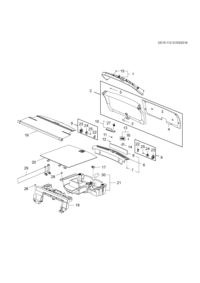 84369880-Garnish, luggage compartment floor (closing panel extension) (for rear 20170627)