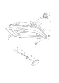 6J9941701A-Halogen fog lamp