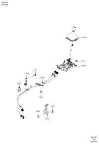 8A6R7474CA-Bracket control cable