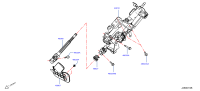 488105NA1C-COLUMN ASSY-STEERING