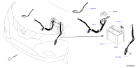240837FK0A-Wiring assy-negative battery