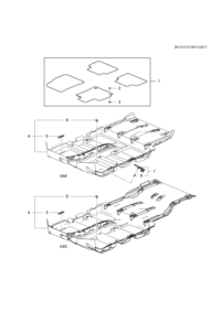 26214901-Footrest (incl. 8)