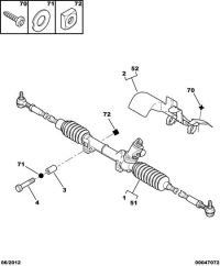 401064-Spacer, steering gear box