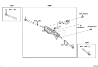 4553019005-Tie rod assy-rr lh