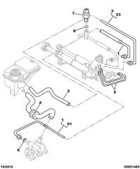 40208E-Hose, power steering high pressure