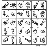 699077-Clamp, p/s pump tube