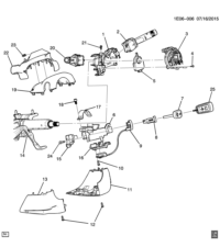 84514420-Switch, ink turn signal (driver information center-flat closing board) (AC-DELCO #84514420)