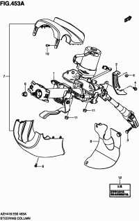4820071L91-COLUMN ASSY,COLPS STEERING