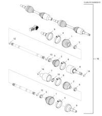 95299893-Shaft, front drive half
