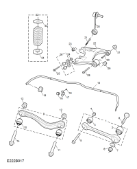 10257147-Arm assy, rear suspension upper control