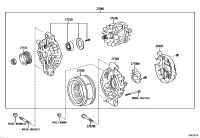 270600W040-Alternator assy, w/regulator