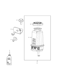 68386945AA-RESERVOIR POWER STEERING FLUID