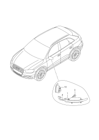 L8UD949145-Warning indicator, lane assist system